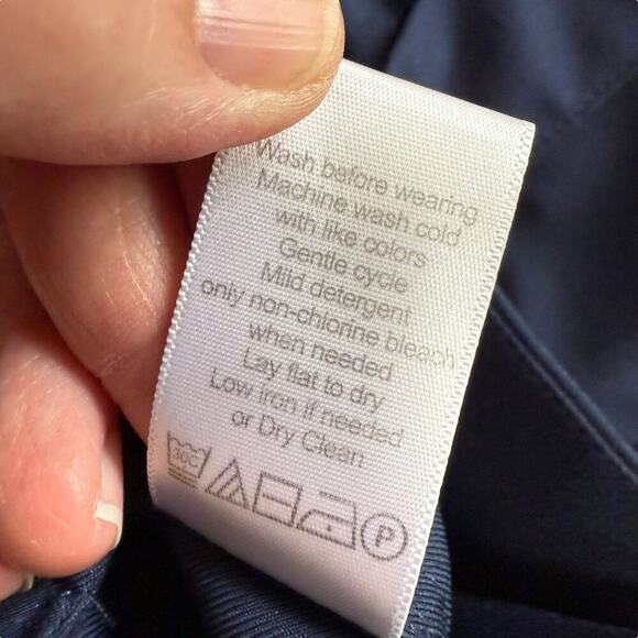 Mizzen+Main Pants Mens Baron Trim Chino 32x30 Navy Performance Stretch Preppy - Picture 8 of 11